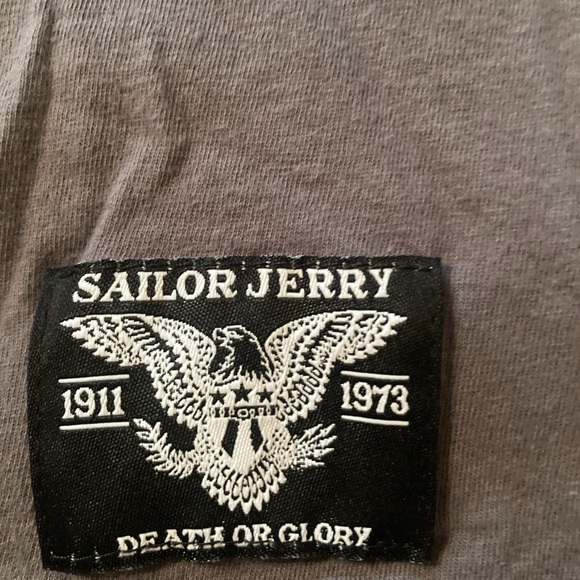 Sailor Jerry bar brand cap sleeve t-shirt - Picture 4 of 7